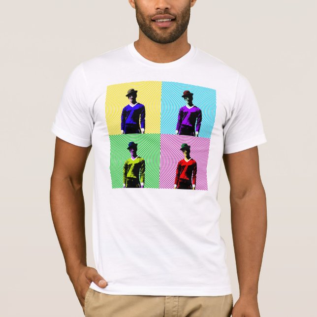 Yellowman, Tealman, Greenman, Pinkman T-Shirt (Front)