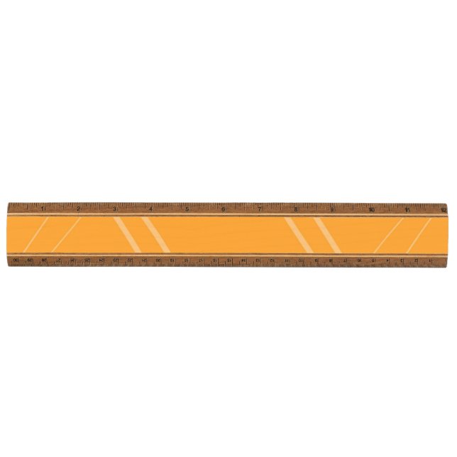 YellowOrangeInverted Crissed Crossed Ruler (Front)