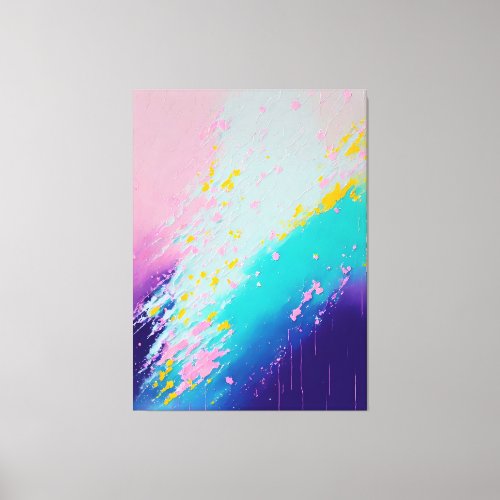 Yellows and Pinks and Blues Oh My Canvas Print