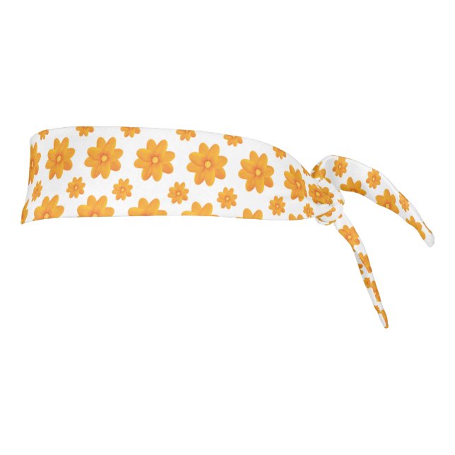 Yellows Daisy  Tie Headband (Rotate 90)