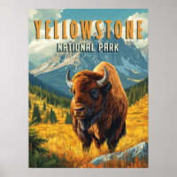 Yellowstone: A Retro Travel