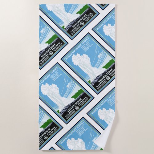 Yellowstone Beach Towel