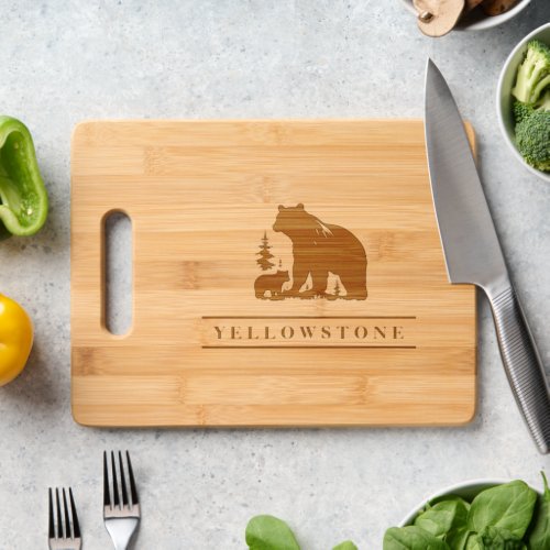 Yellowstone Bear Cutting Board