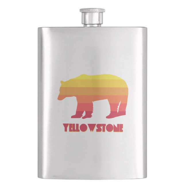 Yellowstone Bear Flask (Front)