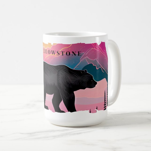 Yellowstone Bear Mug (Front Right)