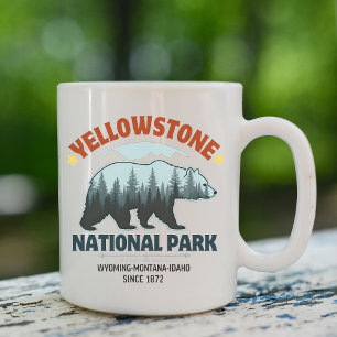 Yellowstone Bear – Sip the Spirit of the Wild Coffee Mug