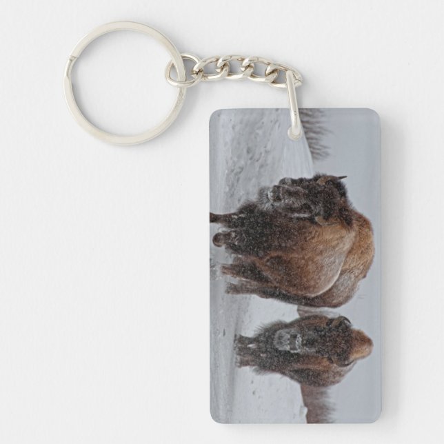 Yellowstone Bison Keychain (Front)