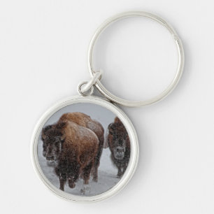 Yellowstone Bison Keychain