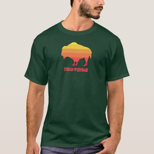 Yellowstone Bison T_Shirt