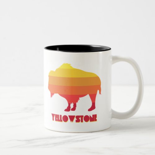 Yellowstone Bison Two_Tone Coffee Mug