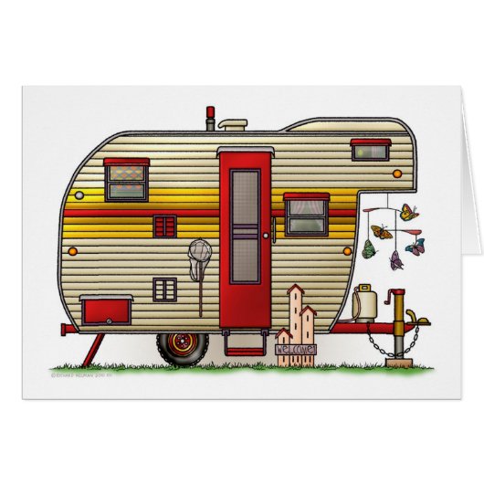 Yellowstone Camper Trailer Cards (Front Horizontal)