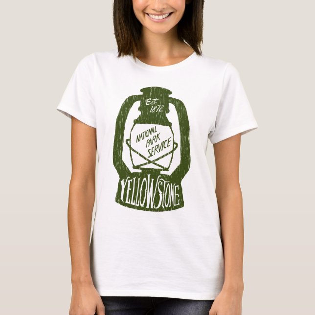 Yellowstone Camping T-Shirt (Front)