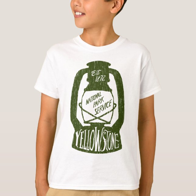 Yellowstone Camping T-Shirt (Front)