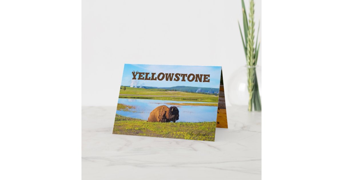 Yellowstone Card Zazzle