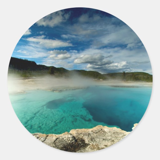 Yellowstone Classic Round Sticker (Front)