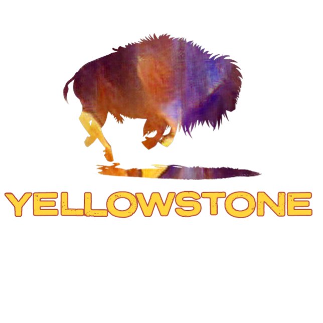 Yellowstone Colorful Bison T-Shirt (Creator Uploaded)