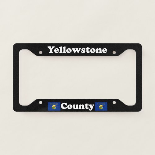 Yellowstone County Montana LPF License Plate Frame