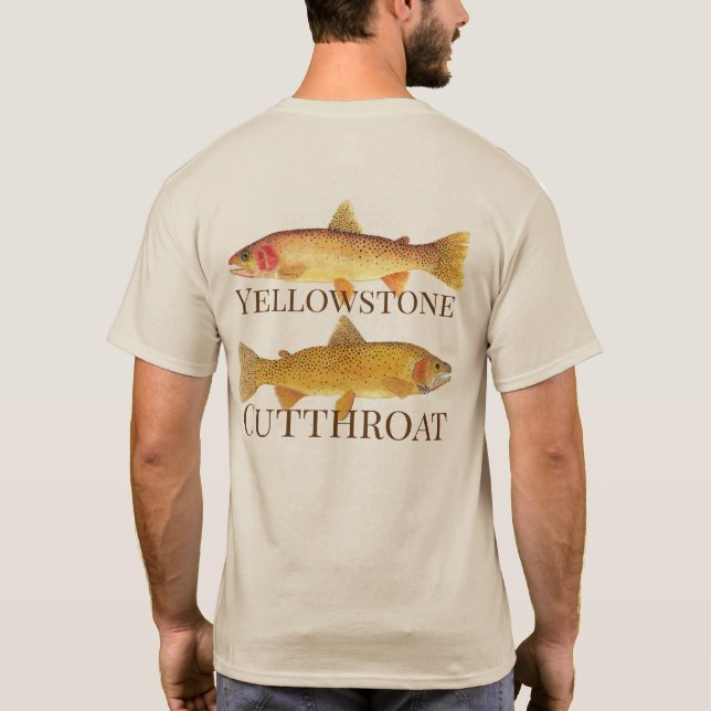 Yellowstone Cutthroat Trout T-Shirt (Back)