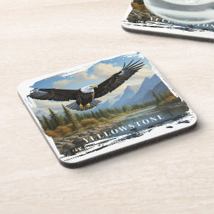 Yellowstone Eagle Beverage Coaster