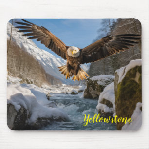 Yellowstone Eagle Mouse Pad