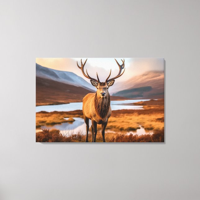   Yellowstone Elk Canvas Art (Front)