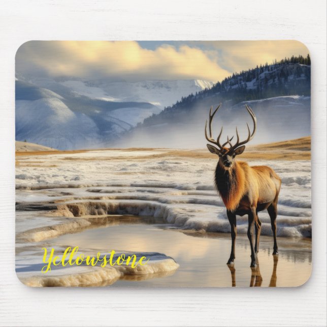 Yellowstone Elk Mouse Pad (Front)