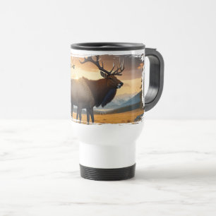 Yellowstone Elk Travel Mug