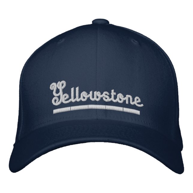 Yellowstone Embroidered Baseball Cap Hat (Front)