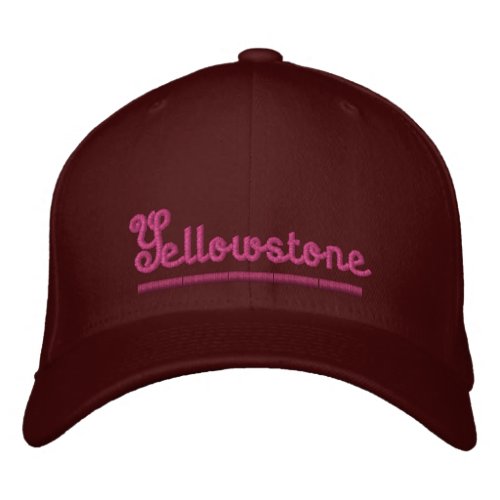 Yellowstone Embroidered Baseball Cap Hat