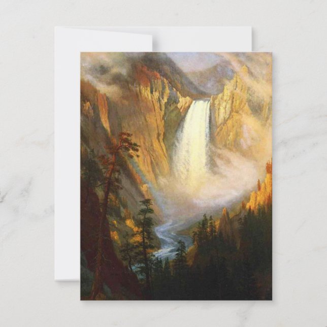 Yellowstone Falls Invitations (Front)