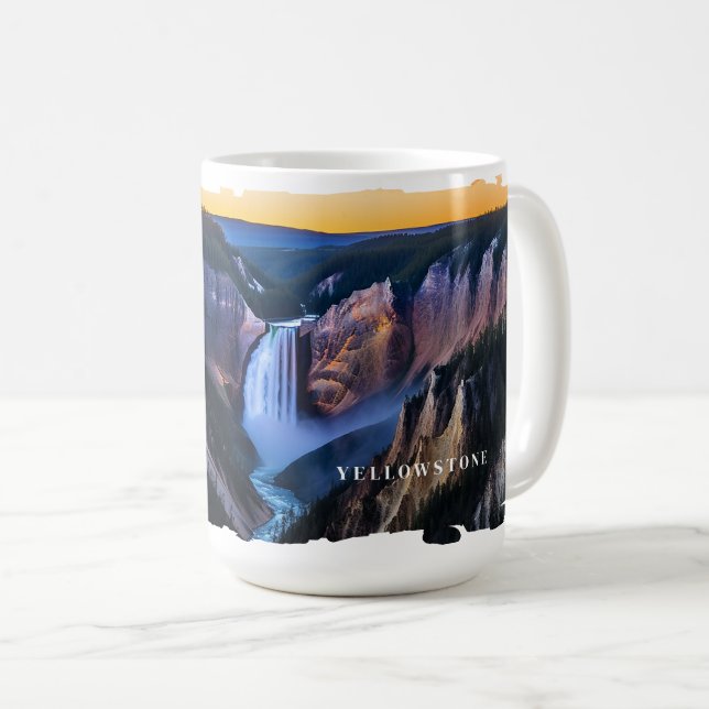 Yellowstone Falls Mug (Front Right)