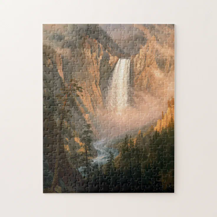 Yellowstone Falls National Park Wilderness Puzzle | Zazzle