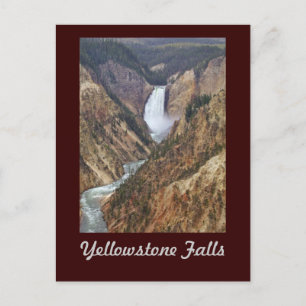Yellowstone Falls Postcard