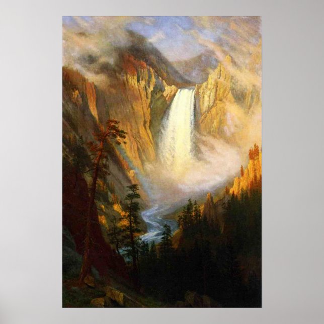 Yellowstone Falls Poster (Front)