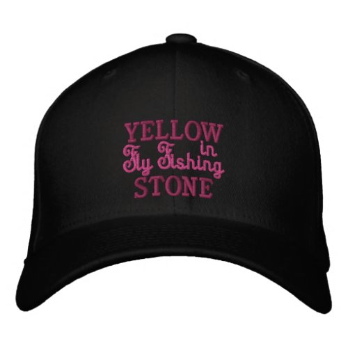 Yellowstone Fly Fishing_Embroidered Baseball Cap