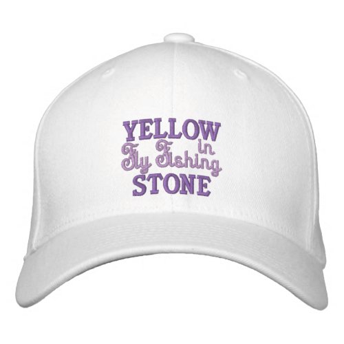 Yellowstone Fly Fishing_Embroidered Baseball Cap