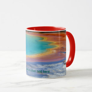 Yellowstone Grand Prismatic Hot Spring - Customize Mug