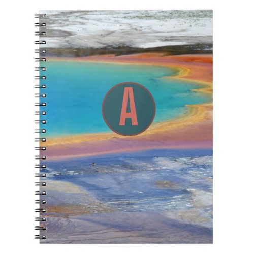 Yellowstone Grand Prismatic Hot Spring _ Customize Notebook