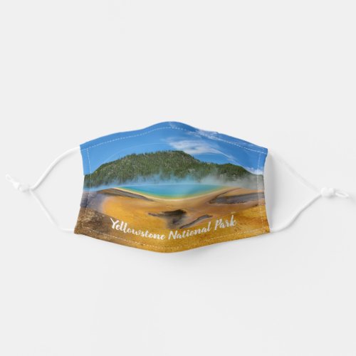 Yellowstone Grand Prismatic Spring Adult Cloth Face Mask