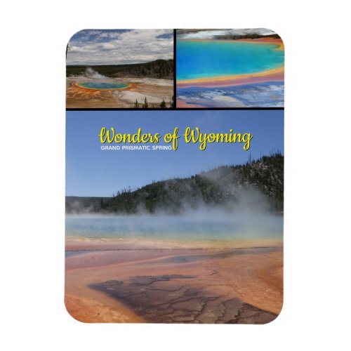 Yellowstone Grand Prismatic Spring Wyoming Magnet