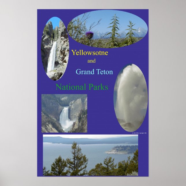 Yellowstone & Grand Teton Poster (Front)