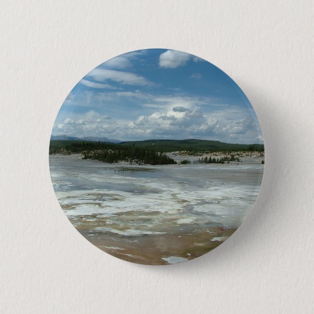 Yellowstone hot land, geyser button (Front)