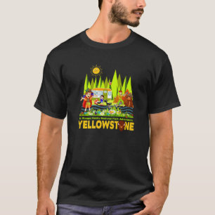 Yellowstone Jr Ranger Family National Park Souveni T-Shirt
