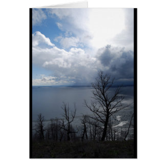 Yellowstone Lake Sunset Cards