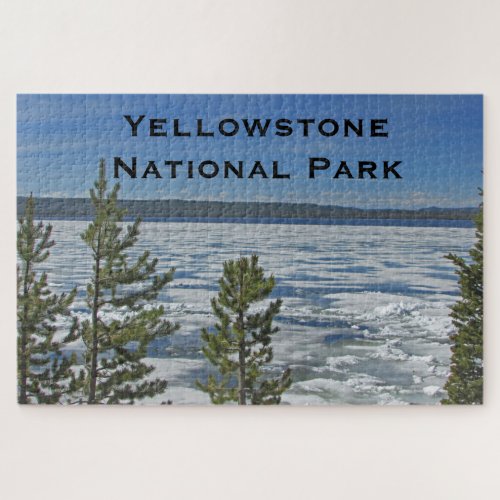 Yellowstone Landscape Photo American National Park Jigsaw Puzzle