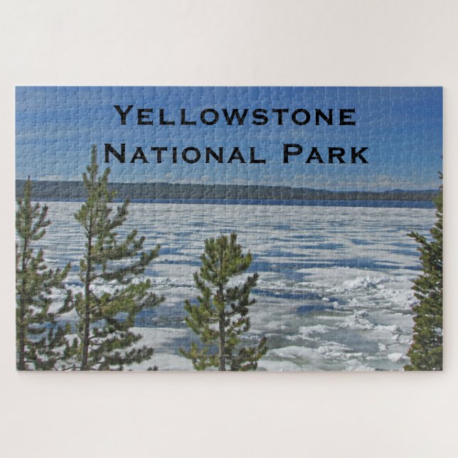 Yellowstone Landscape Photo American National Park Jigsaw Puzzle (Horizontal)