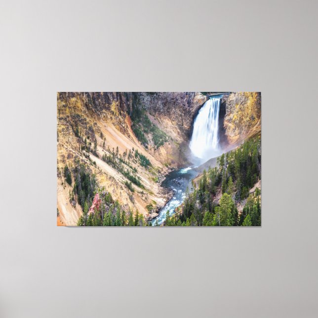   Yellowstone Lower Falls Canvas Art (Front)