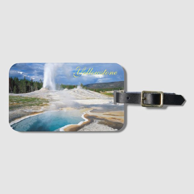 Yellowstone Luggage Tag (Front Horizontal)
