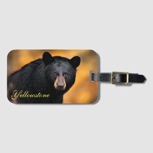 Yellowstone Luggage Tag_Bear Luggage Tag