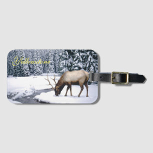 Yellowstone Luggage Tag-Elk Luggage Tag